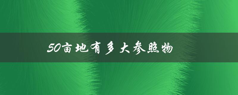 50亩地有多大参照物（1000亩地有多大）