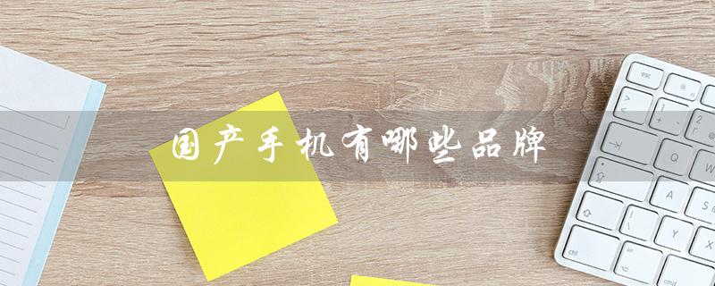 国产手机有哪些品牌（国产手机哪些品牌好）