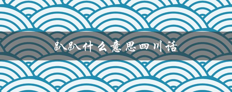 趴趴什么意思四川话（四川话中趴趴是什么意思）