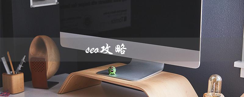seo攻略（如何制定宁波SEO攻略）