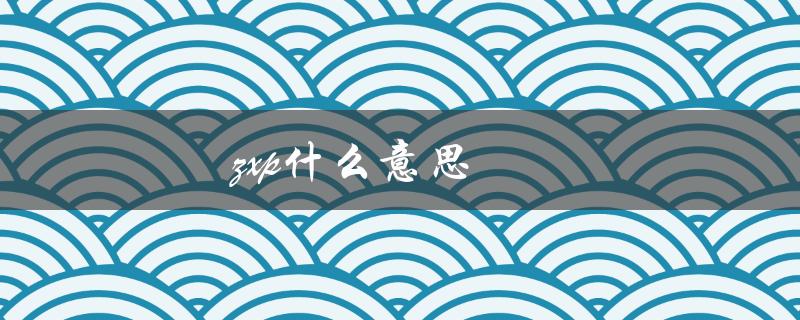 zxp什么意思（zxp网络用语娱乐圈是什么）