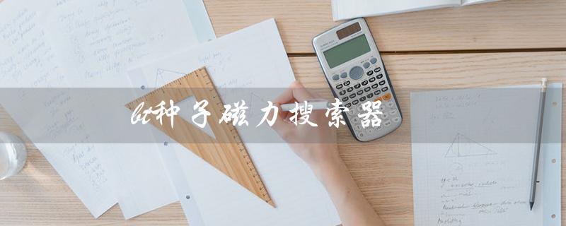 bt种子磁力搜索器（kitty磁力搜索器是什么）