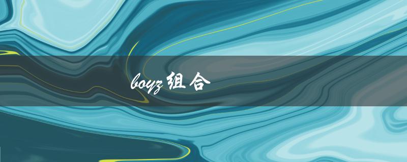 boyz组合（boyz组合为何解散）
