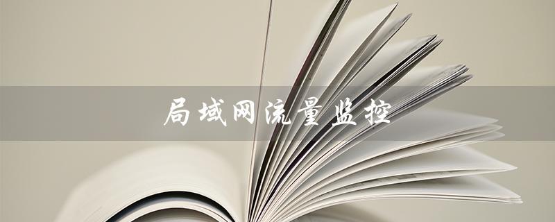局域网流量监控（免费局域网流量监控软件）