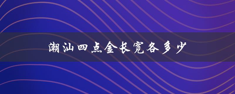 潮汕四点金长宽各多少（潮汕四点金楼房设计图是什么）