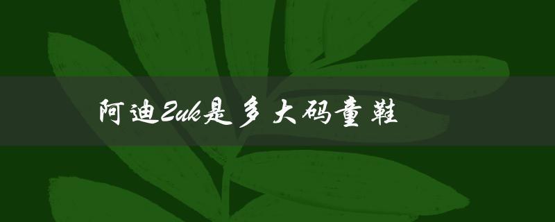 阿迪2uk是多大码童鞋（UK码与欧码的对照表）
