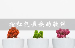 抢红包最快的软件（最快免费抢红包软件）