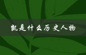 凯是什么历史人物（凯属于哪个生肖）