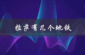 拉萨有几个地铁（拉萨地铁线路几条）