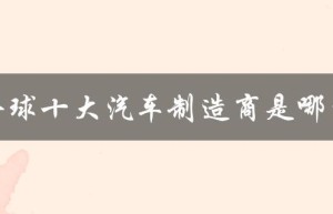全球十大汽车制造商是哪些（全球十大汽车品牌是什么）