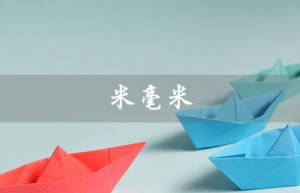 米毫米（米毫米厘米分米的顺序是什么（15个字符））