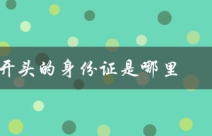 5137011开头的身份证是哪里的（5137011身份证属于哪个省市）