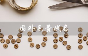 国外免费域名（国外哪些网站可以免费注册域名）