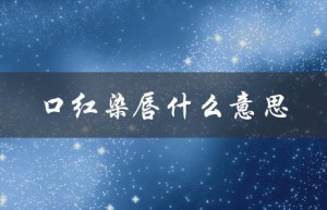 口红染唇什么意思（什么是mac口红）