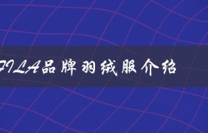 FILA品牌羽绒服介绍