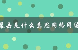 暴击是什么意思网络用语（什么是充电暴击）