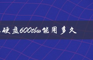 固态硬盘600tbw能用多久（固态硬盘600TBW寿命）