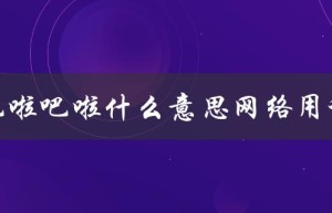 吧啦吧啦什么意思网络用语（1和0的网络用语是什么）