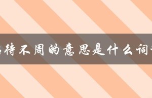 招待不周的意思是什么词语（招待不周到的词语是什么）