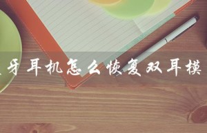 蓝牙耳机怎么恢复双耳模式（vivo手机如何恢复蓝牙耳机双耳模式）