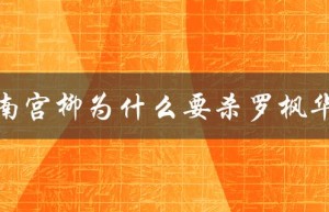 南宫柳为什么要杀罗枫华（南宫絮为何杀墨燃）