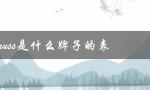 oruss是什么牌子的表（oruss手表是什么牌子）