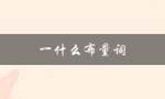 一什么布量词（一什么布量词）