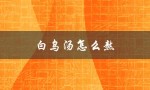 白乌汤怎么熬（白乌汤熬好后多久喝完）
