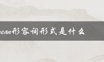 mean形容词形式是什么（mean的形容词形式是什么（15个字符））