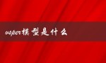 vsper模型是什么（二氧化硫的vsper模型是什么）