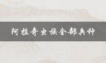 阿拉奇虫族全部兵种（阿拉奇虫族有哪些种族）