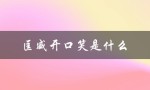 匡威开口笑是什么（匡威开口笑鞋是什么）