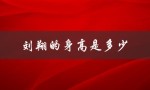 刘翔的身高是多少（刘翔身高多少）