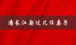 潘长江娶过几任妻子（揭秘他的婚姻经历）