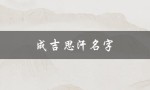 成吉思汗名字（成吉思汗名字由来是什么）