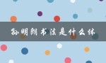 孙明朗书法是什么体（孙明朗书法平尺价格）