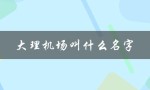 大理机场叫什么名字（大理机场名字是什么）