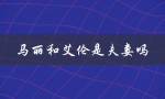 马丽和艾伦是夫妻吗（探究两人关系的真相）