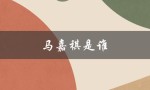 马嘉祺是谁（谁是马嘉祺的导师）