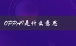 OPPAI是什么意思（oppai是什么）