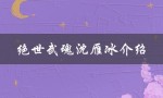 绝世武魂沈雁冰介绍（绝世武魂手游官网下载怎么找）