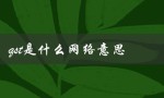 qst是什么网络意思（网络常用缩写解析）