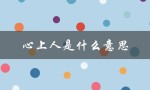 心上人是什么意思（我的心上人是谁）