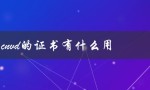 cnvd的证书有什么用（CNVD原创漏洞证书有何用）