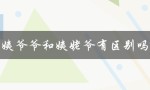 姨爷爷和姨姥爷有区别吗（亲属称谓的文化差异）