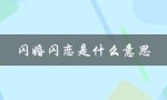闪婚闪恋是什么意思（闪婚闪离是什么）