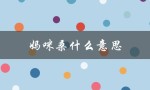 妈咪桑什么意思（sugar妈咪是什么）