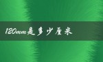 120mm是多少厘米（1200mm等于几厘米）