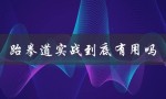跆拳道实战到底有用吗（跆拳道实战有用吗）