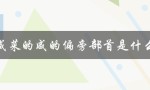咸菜的咸的偏旁部首是什么（咸的偏旁部首是什么）